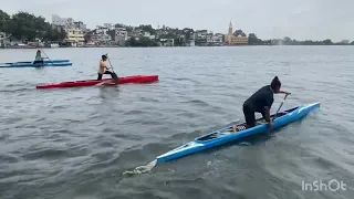 Canoe sprint Indian team practice for world championship Germany 2023