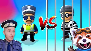 NOCIV vs SINNER pe STUMBLE GUYS ! - POLITIE vs HOT