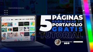 5 PÁGINAS para CREAR tu PORTAFOLIO PROFESIONAL GRATIS | Tutorial para DISEÑADOR GRÁFICO Y CREATIVOS