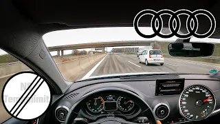 2020 Audi A3 35TFSI Sedan 8V Top Speed German Autobahn POV