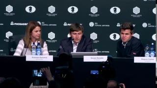 Magnus Carlsen on missing a line in the endgame - game 9