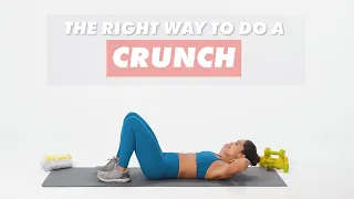 How To Do Crunches | The Right Way | Well+Good