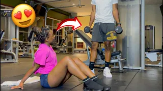 C🥒CUMBER 🥒 PRANK IN THE GYM ON MY PRETTY YOGA INSTRUCTOR FRIEND 😍 (GONE RIGHT) PT.3