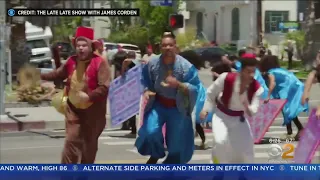 SEE IT: James Corden, Will Smith's Aladdin Crosswalk Musical