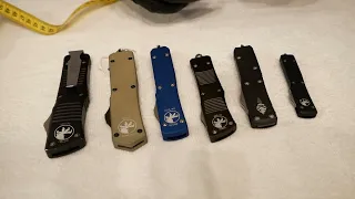 Microtech Out The Front knife size comparison