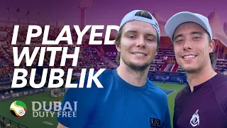 Training with Bublik in Dubai ATP 500 | Vlog 5