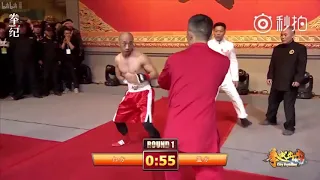 Boxing VS Wing Chun / одной рукой против мастера Вин-чунь