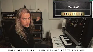 MARSHALL JMP 2203 - plugin by SOFTUBE vs REAL AMP