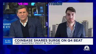 Needham raises price target on Coinbase to $220, here's why