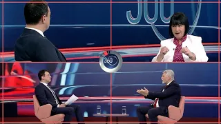 360 degrees season 10, show 54 - Предизборно со претседателските кандидати Јакимовски и Ванковска