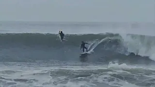 New Year's eve surfing at the Venice Breakwater. I was only recording there a half-hour...