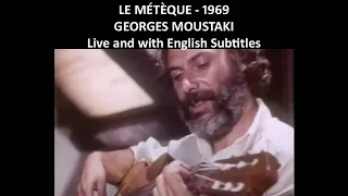 Le métèque - Georges Moustaki - Live - with English Subtitles - 1969
