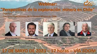 Webinar: "Perspectivas de la Exploración Minera en Chile"