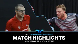 Joe Seyfried vs Dimitrije Levajac | MS QUAL | WTT Contender Lagos 2023