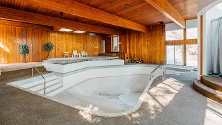 Millionaires Luxurious ABANDONED 90's Dream Mansion l Found Stunning Indoor Pool & More!