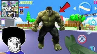 Jack becomes the Hulk in Dude Theft Wars
