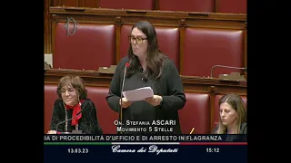 Stefania Ascari - M5S Camera - Intervento in Aula - 13/03/2023