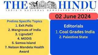 02 June 2024 The Hindu Newspaper Analysis | Daily News, Current Affairs for Upsc