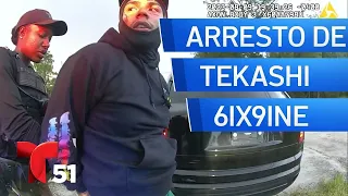 Revelan video del arresto de Tekashi 6ix9ine