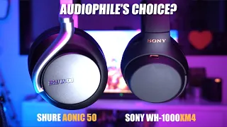 Shure AONIC 50 vs Sony WH-1000XM4 REVIEW | Audiophile’s Choice? 🔥