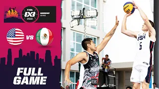 USA 🇺🇸 vs Mexico 🇲🇽 | Men | Quarter-Finals | Full Game | FIBA 3x3 AmeriCup 2022