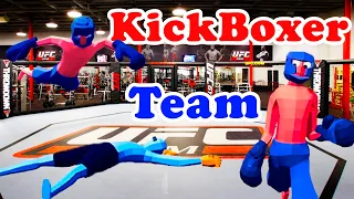 Kickboxing Team vs Martial Arts Teams - Totally Accurate Battle Simulator TABS