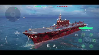 Modern Warships gameplay Oct 1st, 2023.   JS IZUMO (if you like... give a like 😉👍)