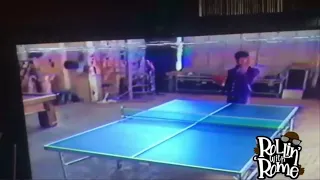 Prince Playing PingPong with Jerome Benton, ca 1985-86 (Rolling with Rome) - Zoomed Edit