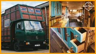 Off-Grid Horsebox Tiny House Tour!