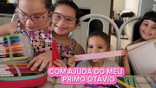 MATERIAL ESCOLAR DA MINHA PRIMA @Ana Letícia e COM AJUDA DO MEU PRIMO OTÁVIO