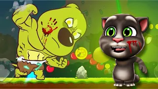 ZOMBIE BEN’S MADNESS !! | TALKING TOM CANDY RUN