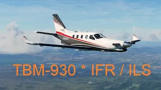 FS2020 - TBM 930 TUTORIAL - VOO E APROXIMAÇÃO POR INSTRUMENTOS IFR/ILS