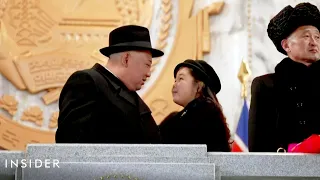 Kim Jong Un Shows Off 10-Year-Old Daughter At Military Parade In North Korea | Insider News
