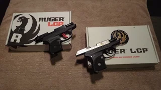 New vs old Ruger LCP