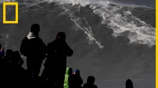 Una ola de 24,3 metros, la más grande surfeada en el mundo | National Geographic en Español