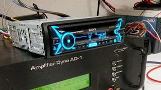 Sony MEX-XB100BT Amplified Car Stereo Dyno Test | SMD D'Amore AD-1