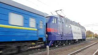 🇺🇦 "Щойно з КР" ЧС4-055 з поїздом IC 780 Вінниця - Суми