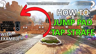 How to Jump Pad Tap Strafe | Basic Explanation + Demonstration (Apex Legends)
