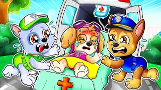 SKYE Got Sick??! Please Don't Leave Me Alone?! - Paw Patrol Ultimate Rescue - Rainbow Friends 3