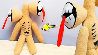 🔥 Siren Head Plush TOY DIY. Trevor Henderson Creatures. How To Make Doll - Handmade Monster