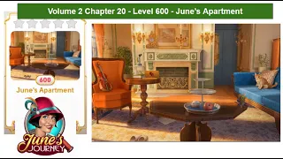 June's Journey - Volume 2 - Chapter 20 - Level 600 - June's Apartment (Complete Gameplay, in order)