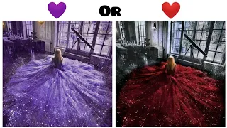 Purple Vs Red | Would u rather 💜❤️ [ Fashion Edition ] #1
