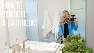 How to Remodel a Bathroom | Home With Stefani