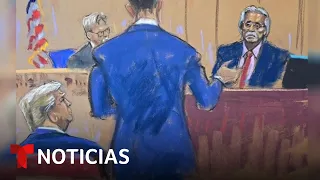 Testigo clave hizo serios señalamientos sobre Trump (que sufrió un revés) | Noticias Telemundo