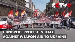 Hundreds Protest in Italy Against Weapon Aid to Ukraine