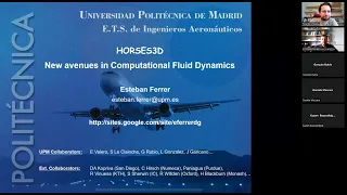 Seminar Esteban Ferrer: New avenues in Computational Fluid Dynamics