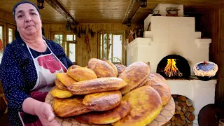 Grandma Bake Unbaked Bread In The Village - VERY DELICIOUS