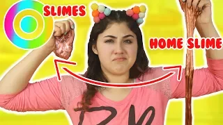 TARGET SLIMES VS HOME MADE SLIMES | Store slime review remaking store slimes | Slimeatory #202