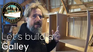 Let's build a Galley - #356 - Boat Life - Living aboard a wooden boat - Travels With Geordie