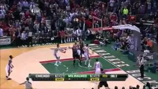 Derrick Rose hits game winner - Must See! - vs Bucks & Brandon Jennings